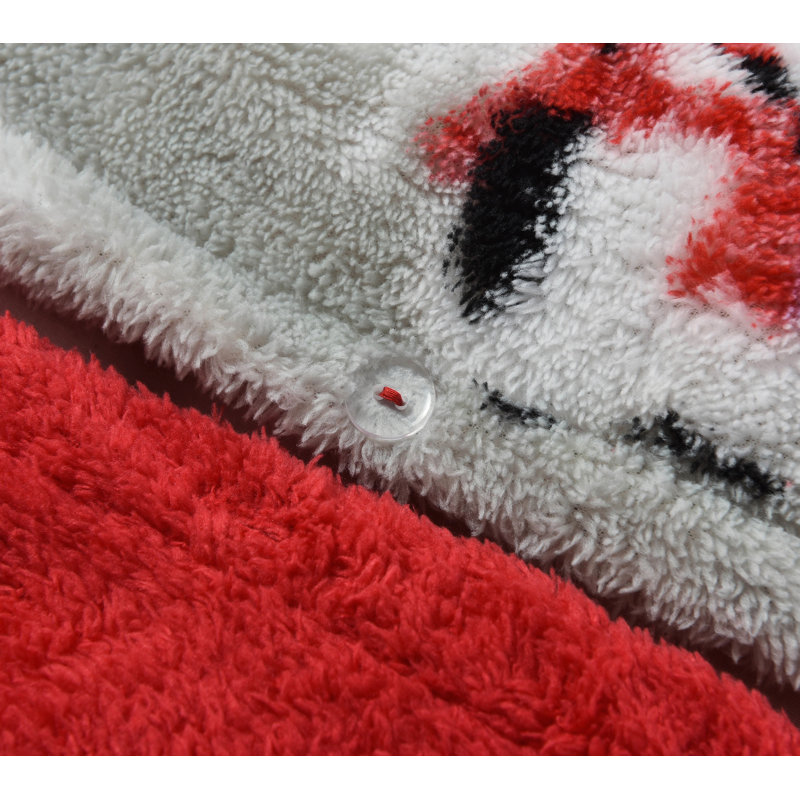 Velosso Penguins Teddy Soft Cosy Fleece Duvet Set, Double