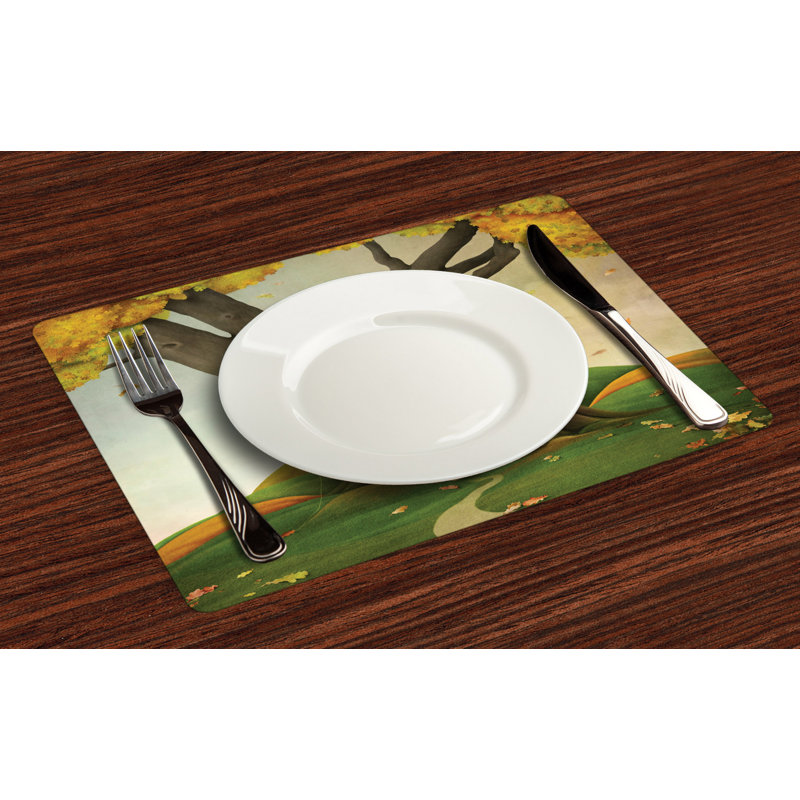 Polyester Patterned Rectangle Placemat