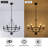  Resha 6-Light Dimmable Wagon Wheel Chandelier-243846372-243846375