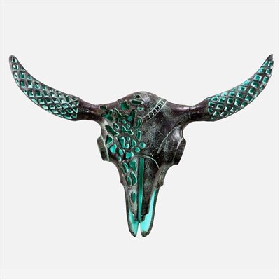 Bull Skull Aluminum Wall Décor Union Rustic