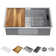 Delta Lorelai™ 30" L  Workstation Kitchen Sink Undermount 16 Gauge Stainless Steel Single Bowl with WorkFlow™ Ledge