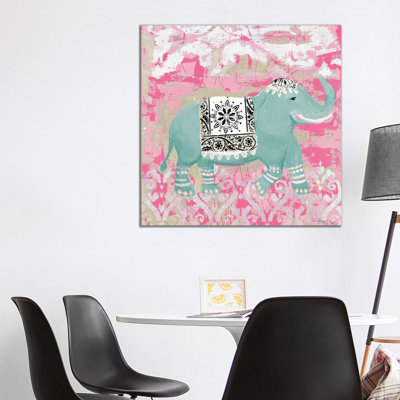 Pink Bazaar II by Hakimipour-Ritter - Wrapped Canvas Painting