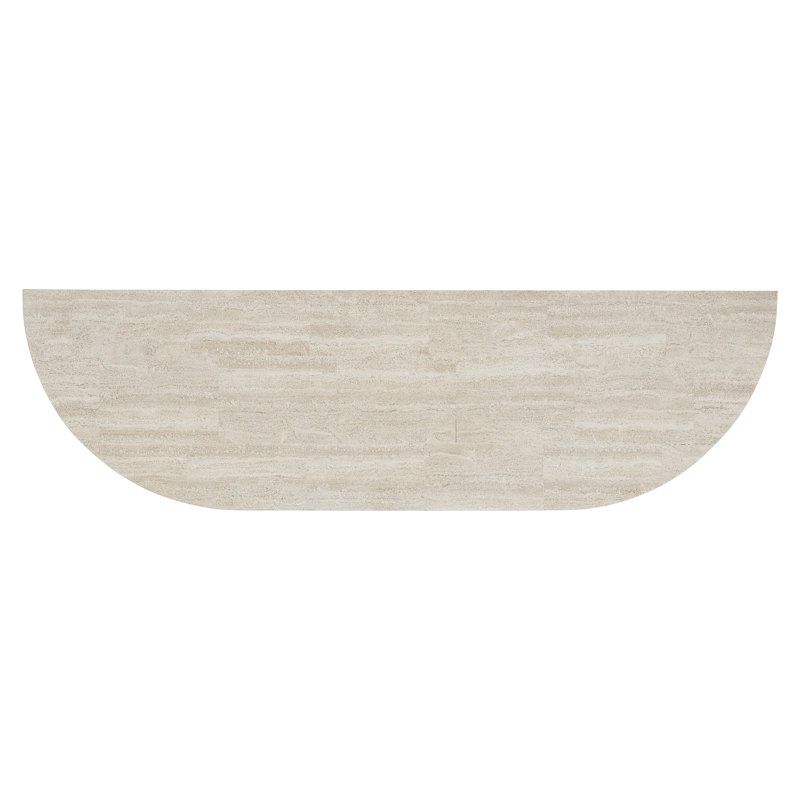 Berkshire 54'' Beige Stone Top Console Table