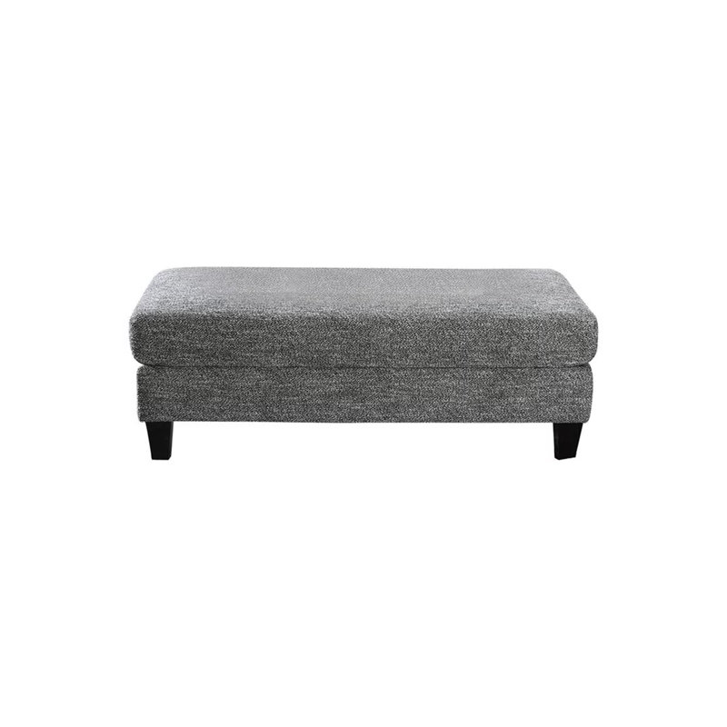 51.6" W Transitional Ottoman, Gray