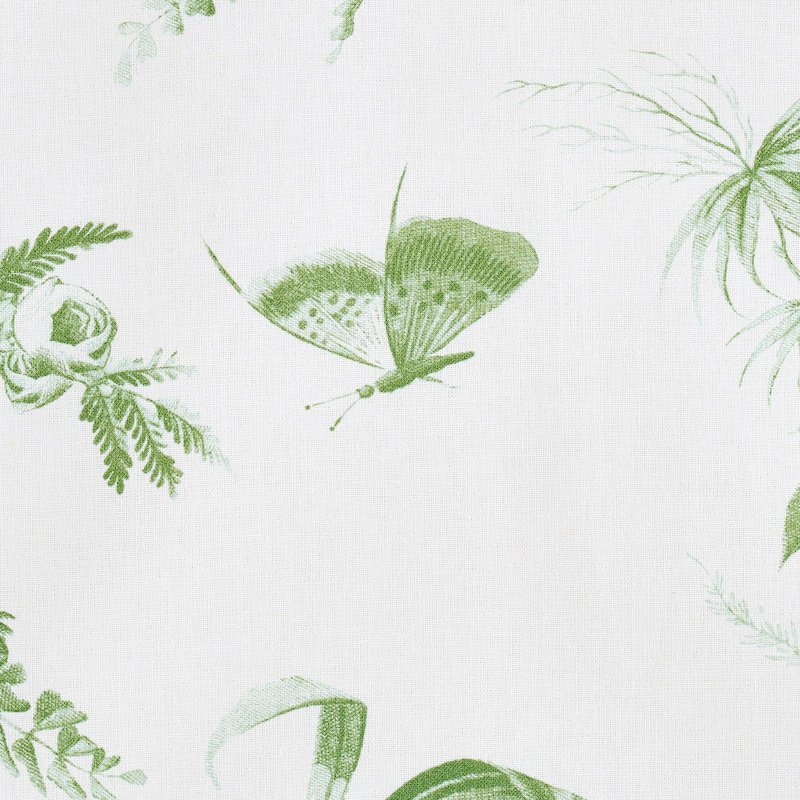 Tissu 100% coton Toile de La Prairie, Vert