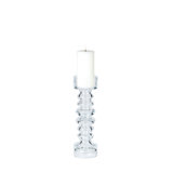 Glass Ribbed Candleholder/Vase