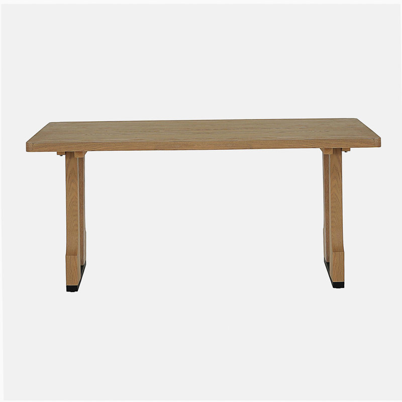 63" Rectangular Dining Table (Light Ash), Natural Ash