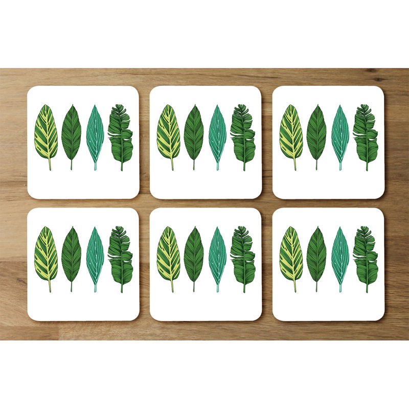 Draycen Square 6 Piece Coaster Set