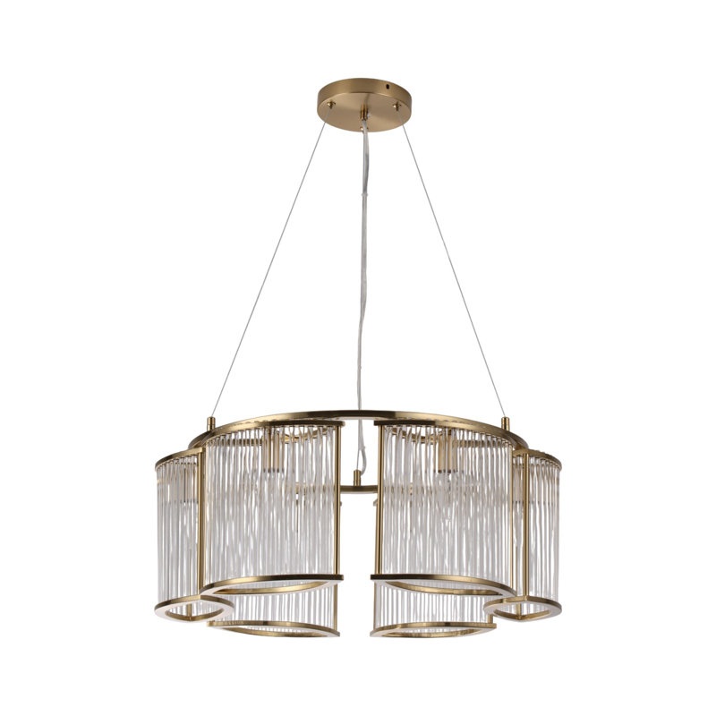 Lustre en laiton 6 lumières