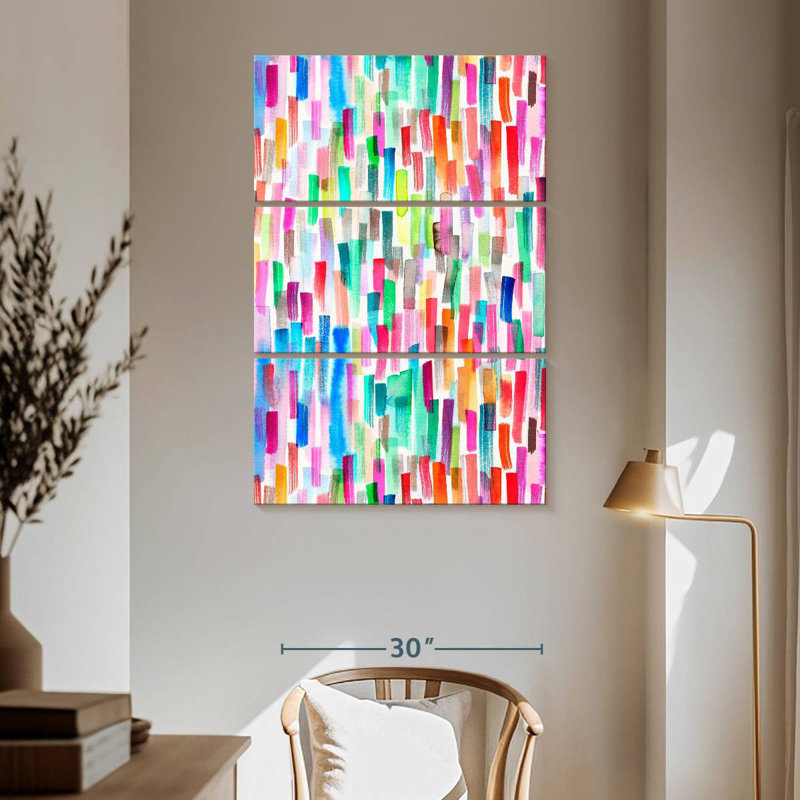 Colorful Brushstrokes Multicolored