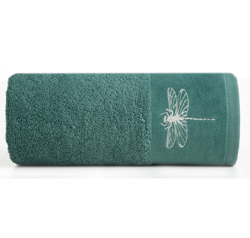 Custar Midweight Jacquard Hand Towel, Turquoise