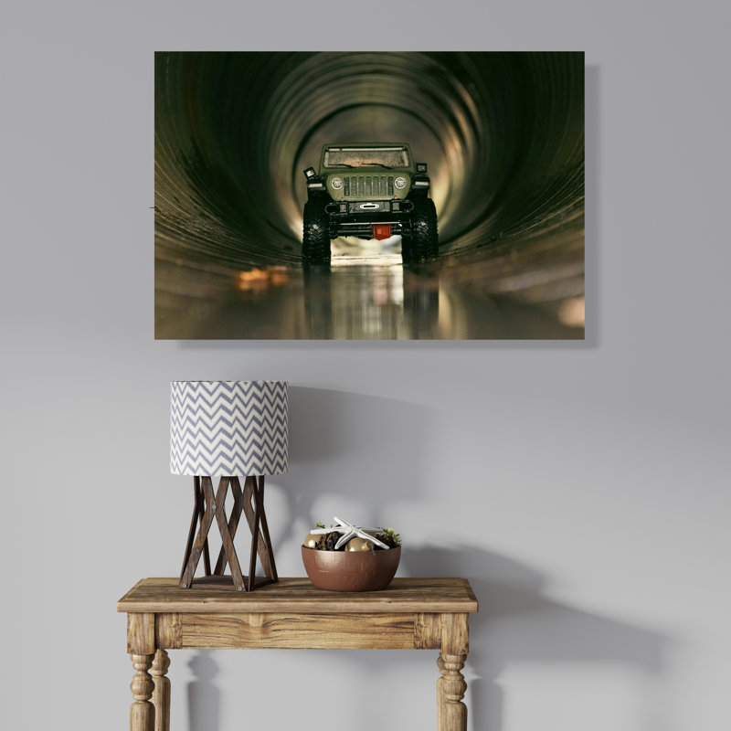 Adventure Vehicle in Tunnel for Explorers' Spaces, 8" H x 12" W