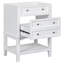 Base de meuble-lavabo simple en blanc seulement