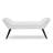 Faux Leather Upholstered Bench-761329859