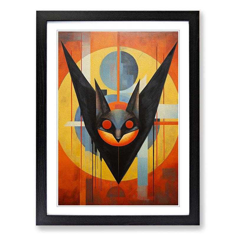 Single Picture Frame Print on Wood, Black Framed, 64cm H x 46cm W