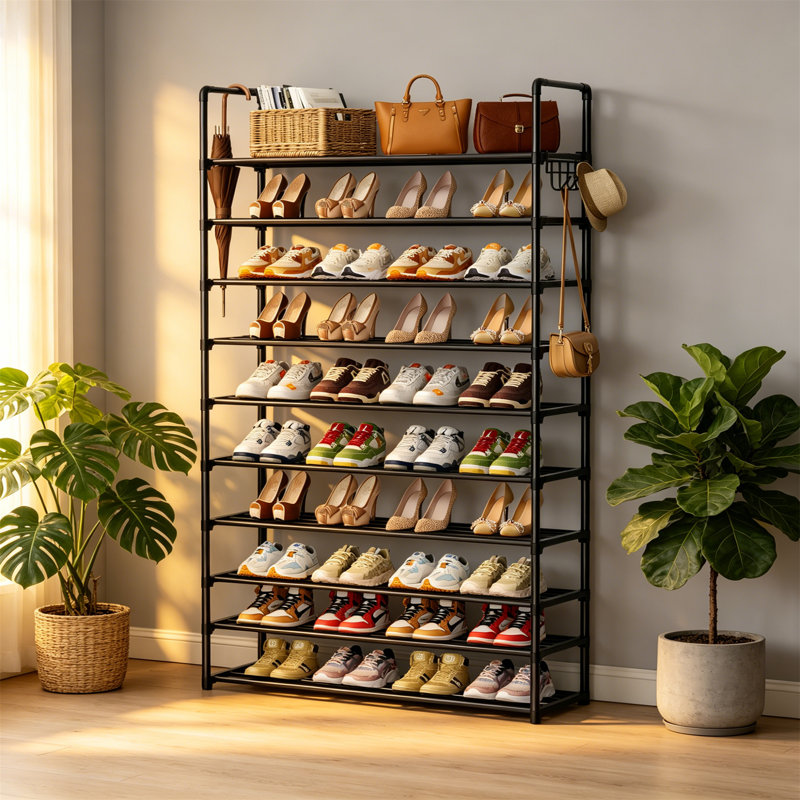 16 Pair Shoe Storage Cabinet