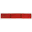 Antic Special 6" x 3" Glossy Ceramic Bullnose Tile Trim in Red
