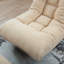 Fauteuil inclinable pour conversation sur le balcon - réglable avec 3 dossiers et 14 appuis-tête, siège à ressorts intégré, dossier ergonomique confortable au design relaxant japonais, base rotative à 360 degrés,