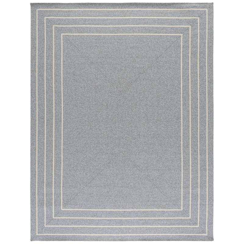 Braided Hand Woven Performance Machine Washable Solid Color Rug, Rectangle 8' x 10'