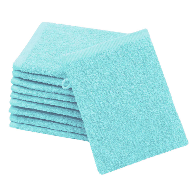 Midweight Washcloth, Azur