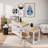 74.5-inch Kitchen Island With Extendable Dining Table-952419564