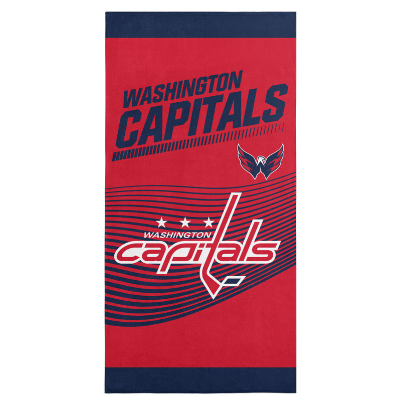 Serviette de plage 30 po x 60 po NHL Washington Capitals