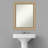 Astor Champagne Bathroom Vanity Non-Beveled Wall Mirror-1829924797