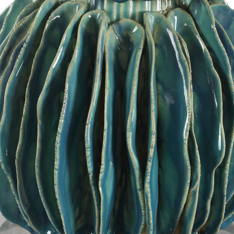 Lampe de table bleu sarcelle Uttermost Bonaire