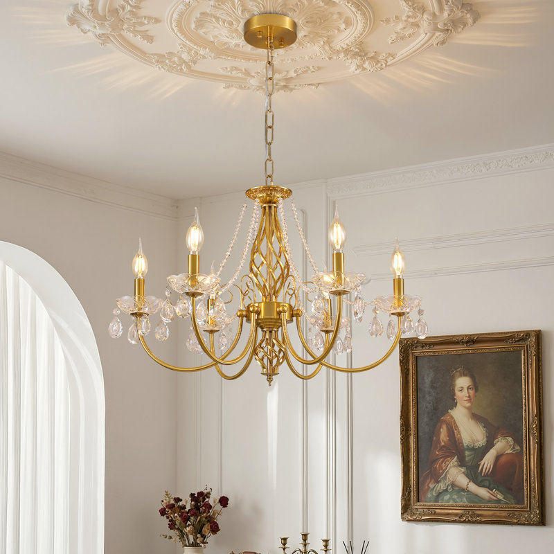 6 - Light Dimmable Classic / Traditional Chandelier