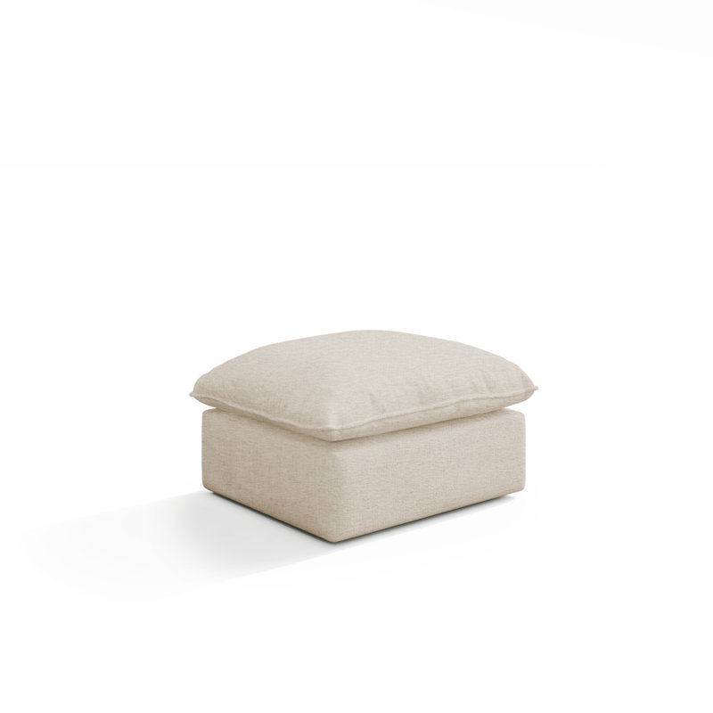 Canapés d'angle rembourrés, canapé d'angle modulaire moderne Cloud pour salon, 1, Beige
