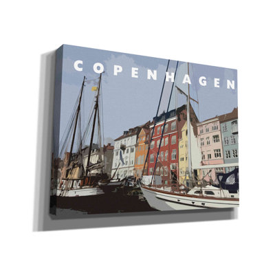 " Copenhagen Poster " by Linda Woods