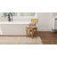Banc de douche en bambou avec dossier 16,5 po Winston Porter