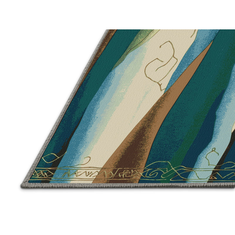 Radiant Peaks Rug, Rectangle 5' x 8'