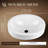 Aluminum Hand Hammered Metal Oval Skirted Bathroom Vanity Sink 17"-1864850818