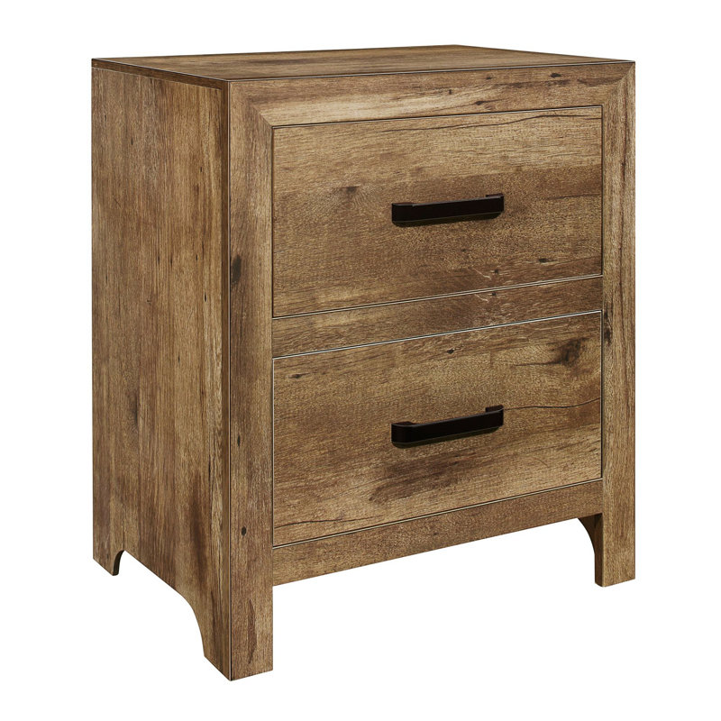 Table de chevet Deni, Brun