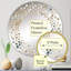 Beige Frosty Drift Expérience - Cercle de miroir mural à pois-96315794
