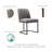 Serena Leatherette Side Chair Dining Chair-91028807