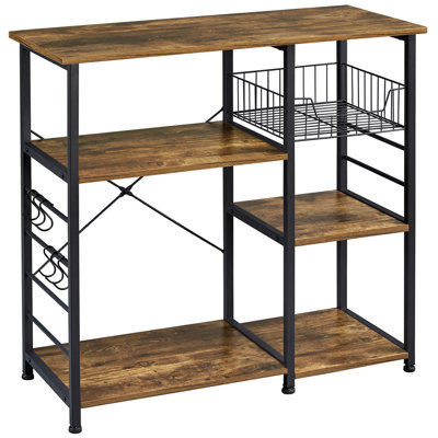 90 cm W Kitchen Island with Top