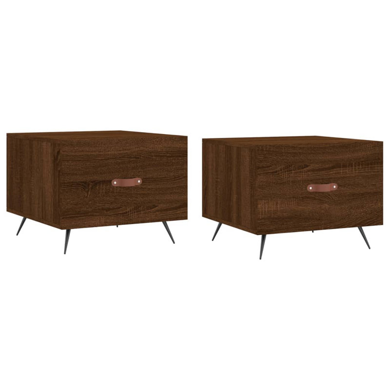 Add a touch of elegance to your living room with these stylish coffee tables., brown oak