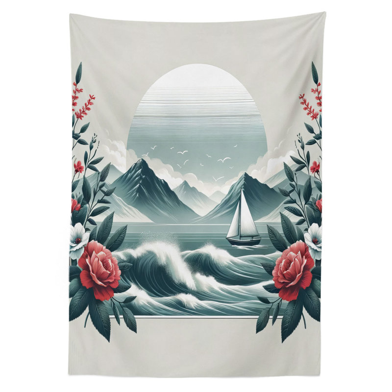 Leeshaun Rectangle No Pattern Microfiber Tablecloth, 70" x 52"