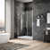 Ultra-E 43'' W x 72'' H Pivot Frameless Shower Door with Clear Glass