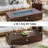  56-Inch Rectangle Iron Gas Fire Pit Table, Includes Tank Cover and Wind Guard-2088043292