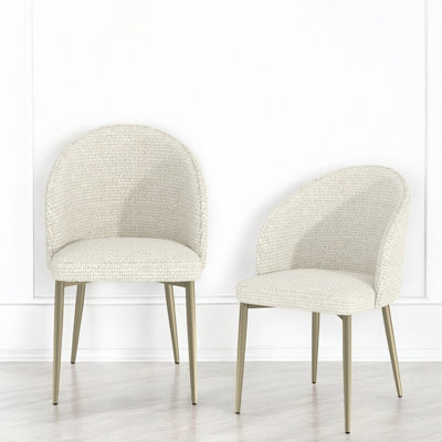 Chaise rembourrée (ensemble de 2)