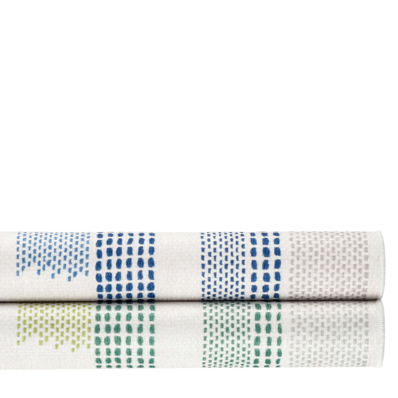Tapis lavable imprimé à la machine Tremp Lightly Kit Kemp x Annie Selke, Tapis de couloir 2 pi 6 po x 8 pi, Vert