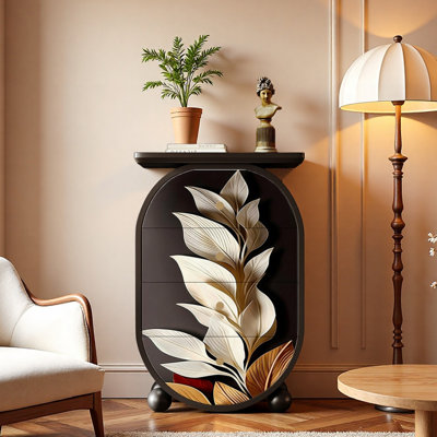Molinari 25.6" Solid Wood Console Table