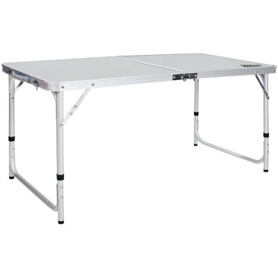 REDCAMP Rectangular Adjustable Folding Outdoor Camping Table