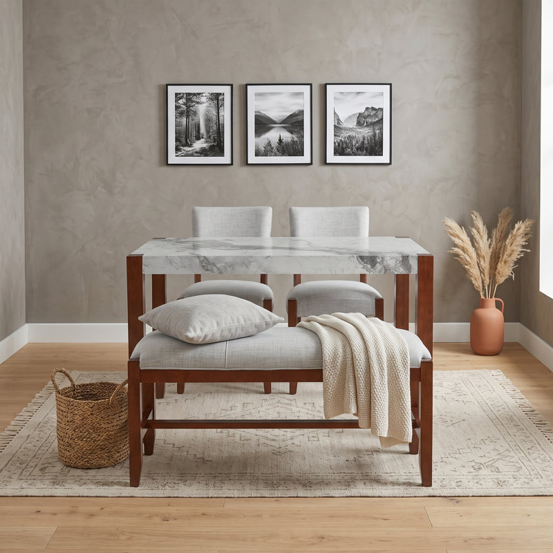 Dining Set, Beige