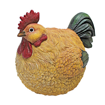 Statue boule de poulet Roly-Poly