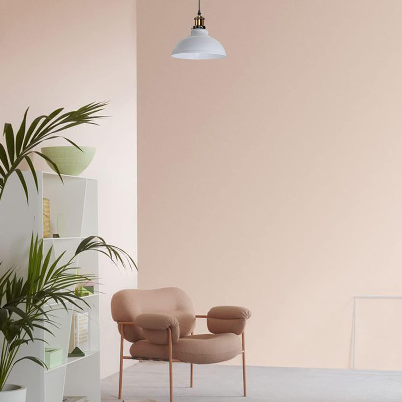 1 - Light Dome Pendant, White