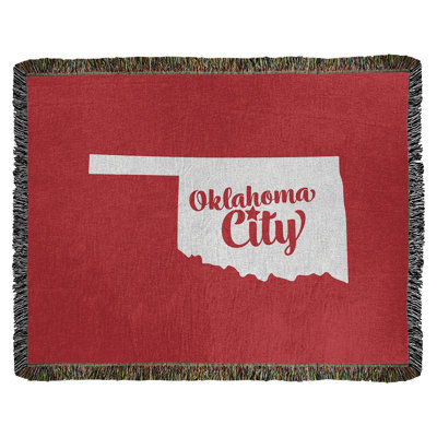 Jeté en coton tissé oklahoma city oklahoma
